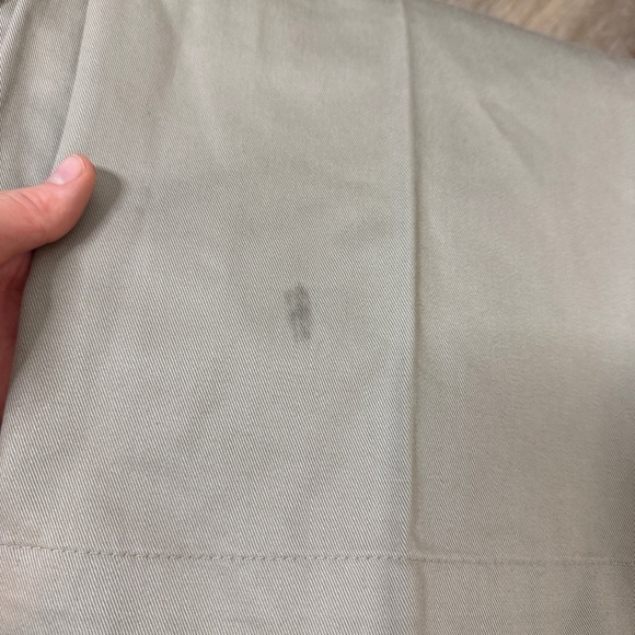 IZOD American Chino Pants Tan 34x34 Flat Front Straight Fit Wrinkle Free NWT - Picture 15 of 16